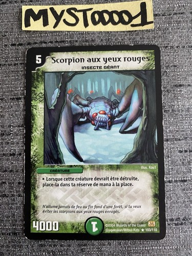 Carte duel masters scorpion - duel,