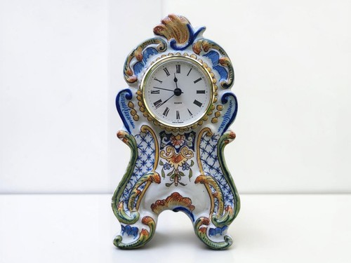 Horloge faïence desvres - en,