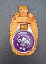 Insigne scout scoutisme scouts boucle cuir ceinturon buckle éclaireur Jamboree