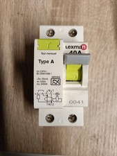 Interrupteur différentiel 30mA 40A Lexman Type A Ref 480066