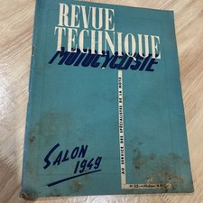 Revue technique motocycliste 22 1949 étude moteur AMC Salon 1949 moto etc