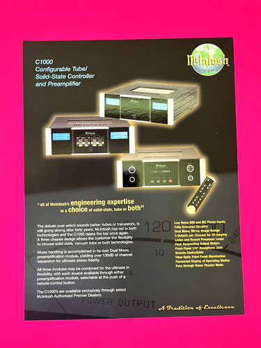 Mcintosh c1000 preamp - ,