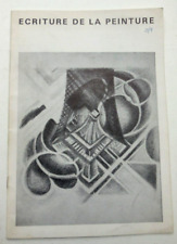 ECRITURE DE LA PEINTURE