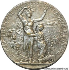 V2347 Rare Medal USA France