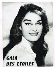 DALIDA 1960 PROGRAMME GALA