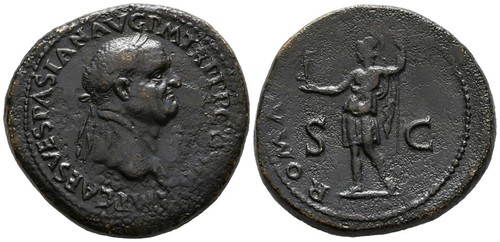 Vespasien sesterce ae - vespasien., sesterce.