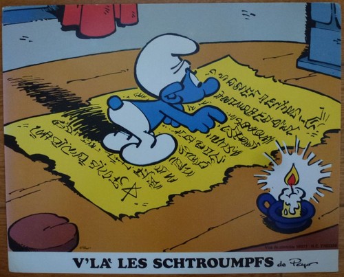 Les schtroumpfs photo - v'la,