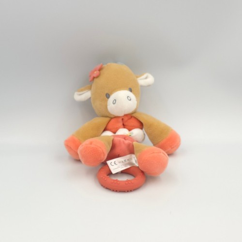 Doudou vibrant girafe vache