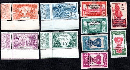 Colonies françaises gabon - colonies,
