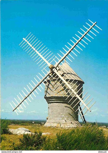 Carte postale moulin à - postale,