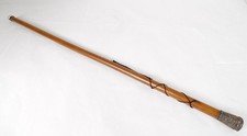 Canne ancienne pommeau argent