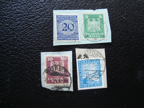 Allemagne 4 timbres - allemagne,