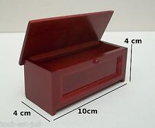 grand coffre à linge miniature,maison de poupée,vitrine,meuble de rangement *M2