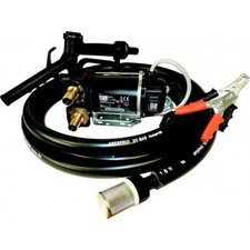 Pompe Gasoil 12V Auto-Amorçante avec pistolet et tuyau de refoulement 4 metres