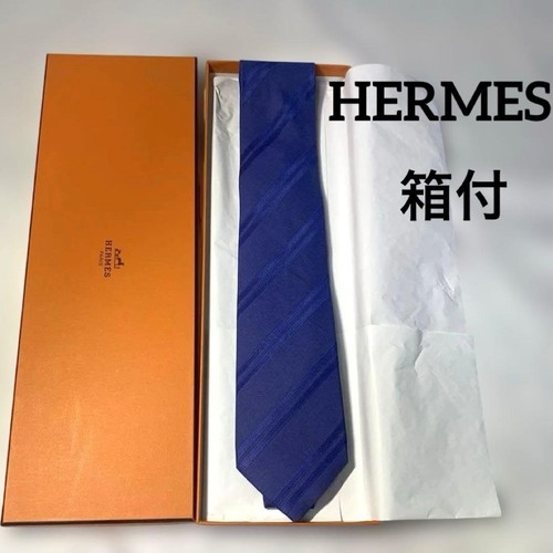 Cravate hermes soie rayée - cravate,