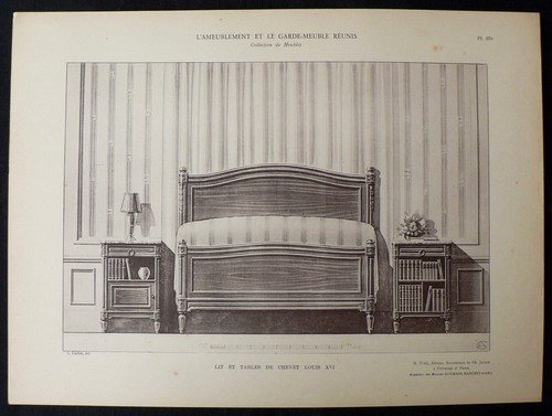 Lithographie art déco léon - déco,