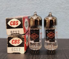 2-CBS 6CS7 NOS/NIB Vacuum