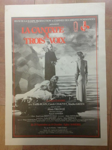 Theatre cantate trois - theatre, a