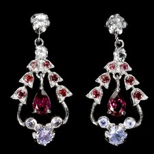 925 Argent Sterling Boucles