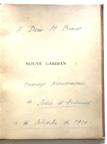 Arbaud joseph nouvé - d’arbaud, joseph.