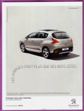 Publicité Papier - Voiture Peugeot 3008 De 2011