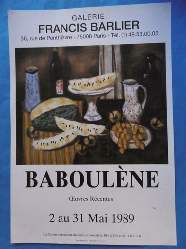 Baboulene eugène affiche - baboulene,