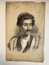 2x Portrait Homme Orientaliste