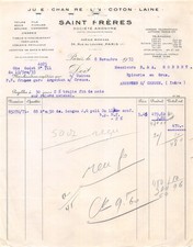 1933 JUTE CHANVRE LIN COTON