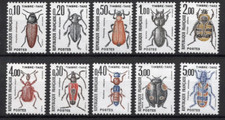 TIMBRES FRANCE TAXE 1982/83 Type Insectes Série n°103 au n°112 NEUF**