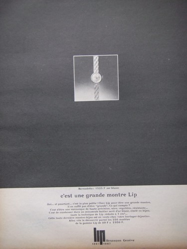Publicité presse 1967 - de,