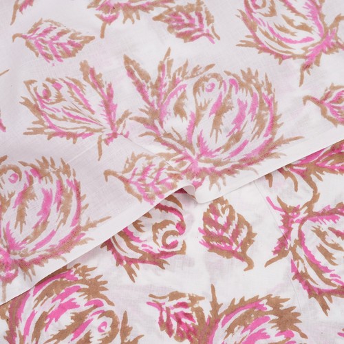 Tissu indien imprimé bloc - , à