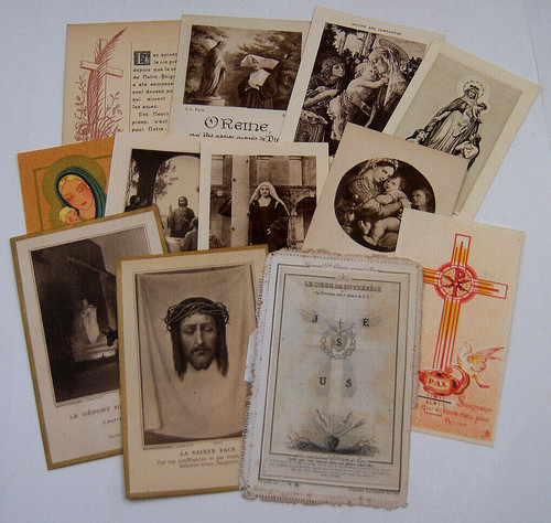Images pieuses lot - images,
