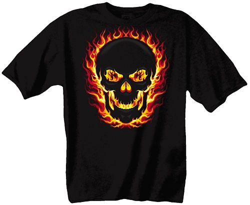 Shirt blackout skull - t-shirt,