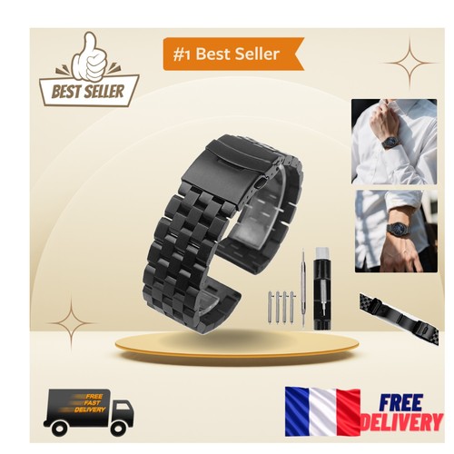 Bracelet réglable noir - bracelet,