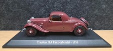 ATLAS Véhicule Miniature CITROEN Traction 11 A Faux-cabriolet 1936, Ech : 1/43