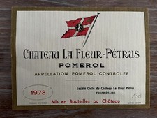 Étiquette Château La Fleur Pétrus 1973 - 73 cl