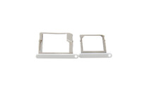 Plateau de carte mémoire SIM 2 en 1 pour Samsung Galaxy A3 A300 A5 A500 blanc 