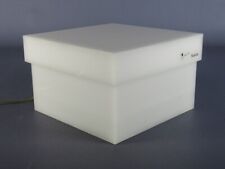 Particulaire Lampe De Table Boîte Plexiglass Italique Boîte Lumière Rouge