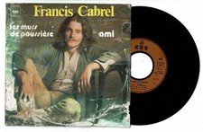 Francis CABREL Disque Vinyle 45T SP LES MURS DE POUSSIERE - AMI - CBS 5859