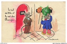 ARRP2-0077-ILLUSTRATEUR - A-M-BOSSAERT - Le rat de ville et le rat des champs