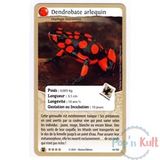 Carte Défis Nature Protect 44/300 Dendrobate arlequin ★★★★ [FR] Forces Nature NM