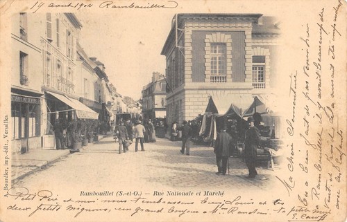 Cpa rambouillet rue - 78,
