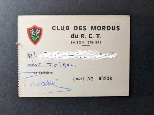Carte invitation sport rugby - sport,