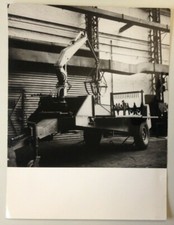 ANCIENNE PHOTO CONVOI EXCEPTIONNEL - ATLANTIQUE TRANSPORTS - REMORQUE