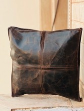 Pouf Ottoman Marocain En Cuir Hygiénique Vintage