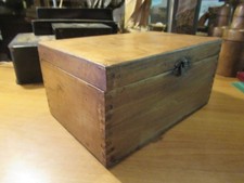 Jeux Ancien – Ancienne boite bois  de jeu de Loto  90 pions 50 cartons TBE