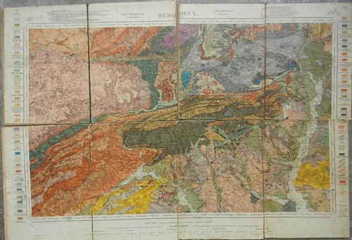 Bédarieux carte - bédarieux.,