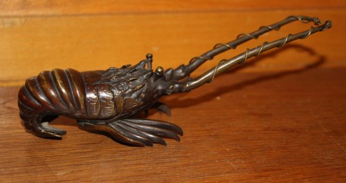 Bronze animalier panulirus - bronze,