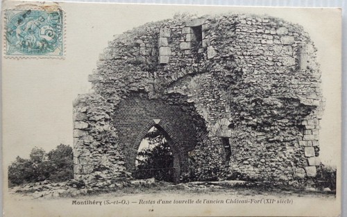 Montlhéry cpa restes une - 91, d'une