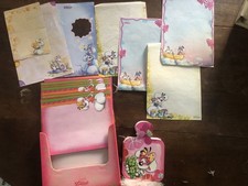 Diddl ensemble de feuilles diverses enveloppes dans boitier et petit bloc 